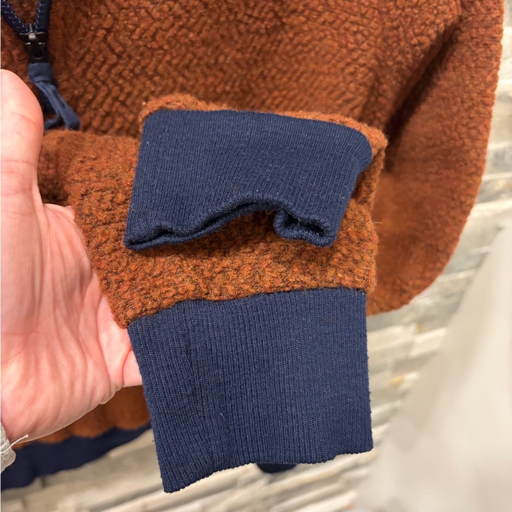Patagonia Woolyester Fleece - Rust/Brown - Large - Picture 5 of 7